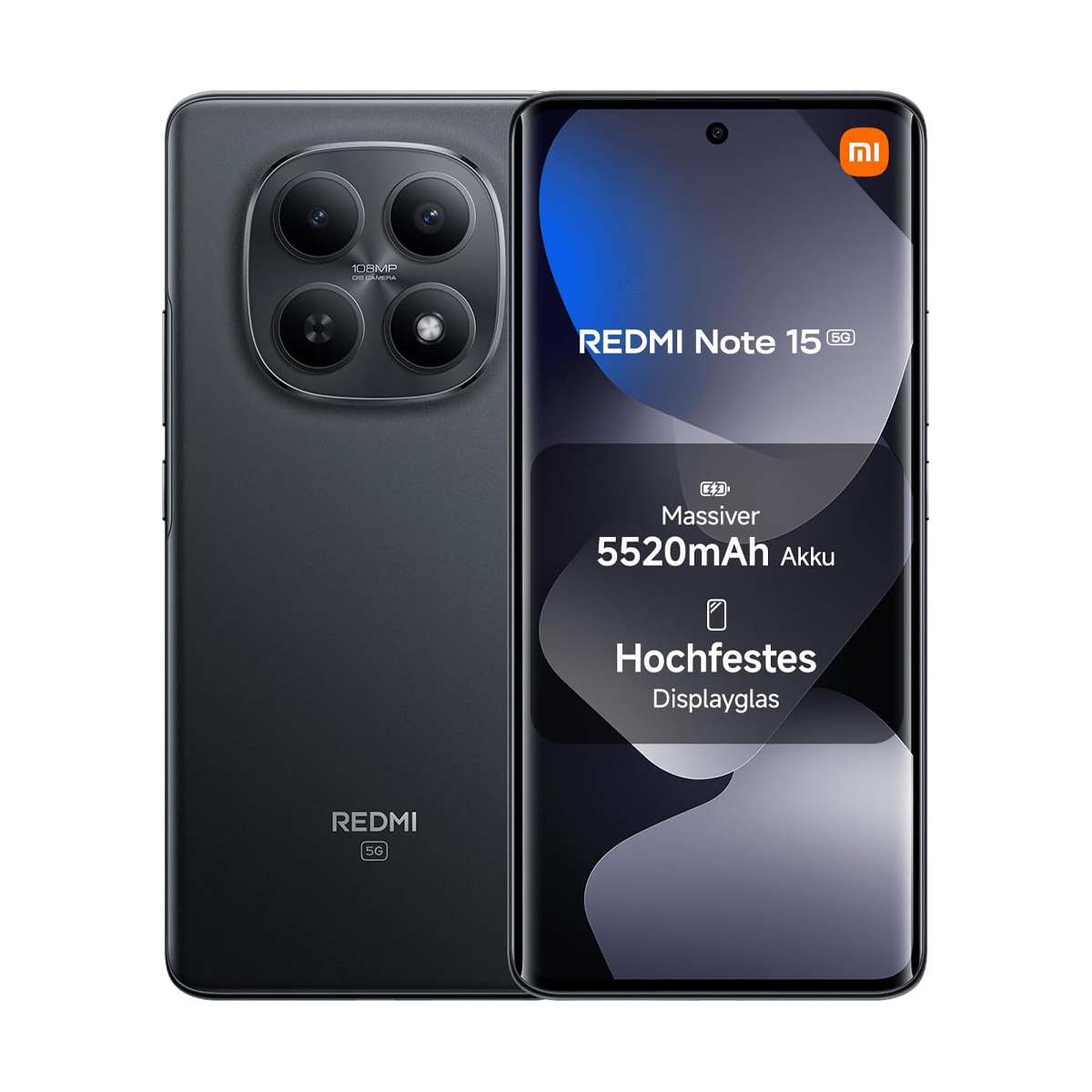 Xiaomi Redmi Note 15 5G 8+256GB 6.77 inches Smartphone Android 15 Octa-core 1080 x 2392 pixels 108 MP + 8 MP + 20 MP Si/C Li-Ion 5520 mAh