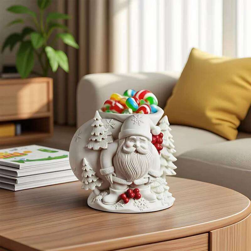 Scented candles, gypsum stone containers, Santa Claus candle cups, DIY decorative gifts W260226