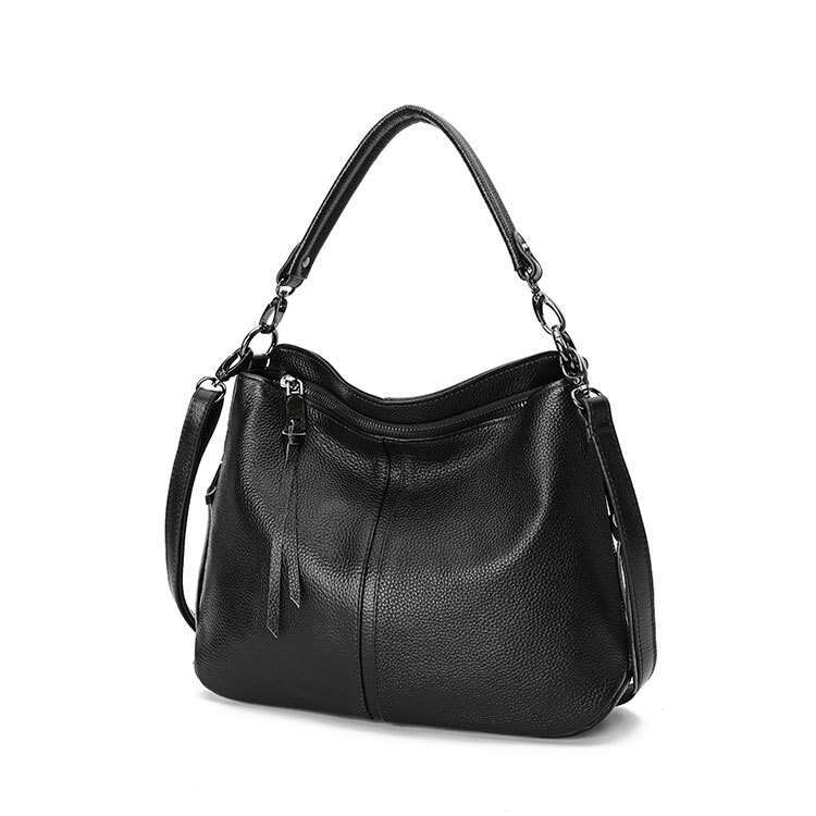 Luxury Shoulder Bags Totes New Casual Large Capacity Genuine Women S Bag Top Layer Cowhide Simple Versatile Soft Leather Crossbody Handbag SENYY