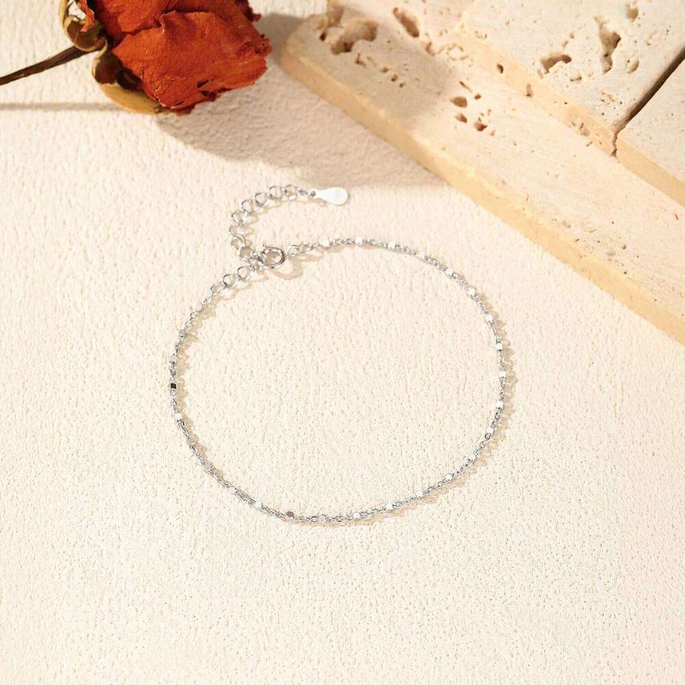 MODIAN 925 Sterling Silver Fashion Simple Geometric Beads Link Chain Charm Bracelets For Women Daily Office Fine Jewelry Z260225