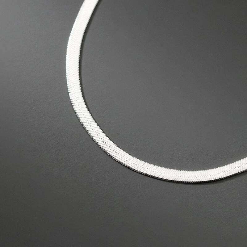 Modian 925 Sterling Silver Sparkling Snake Chain Bracelet Classic Simple Adjustable Bracelets For Women Party Fine Jewelry Gift Z260225