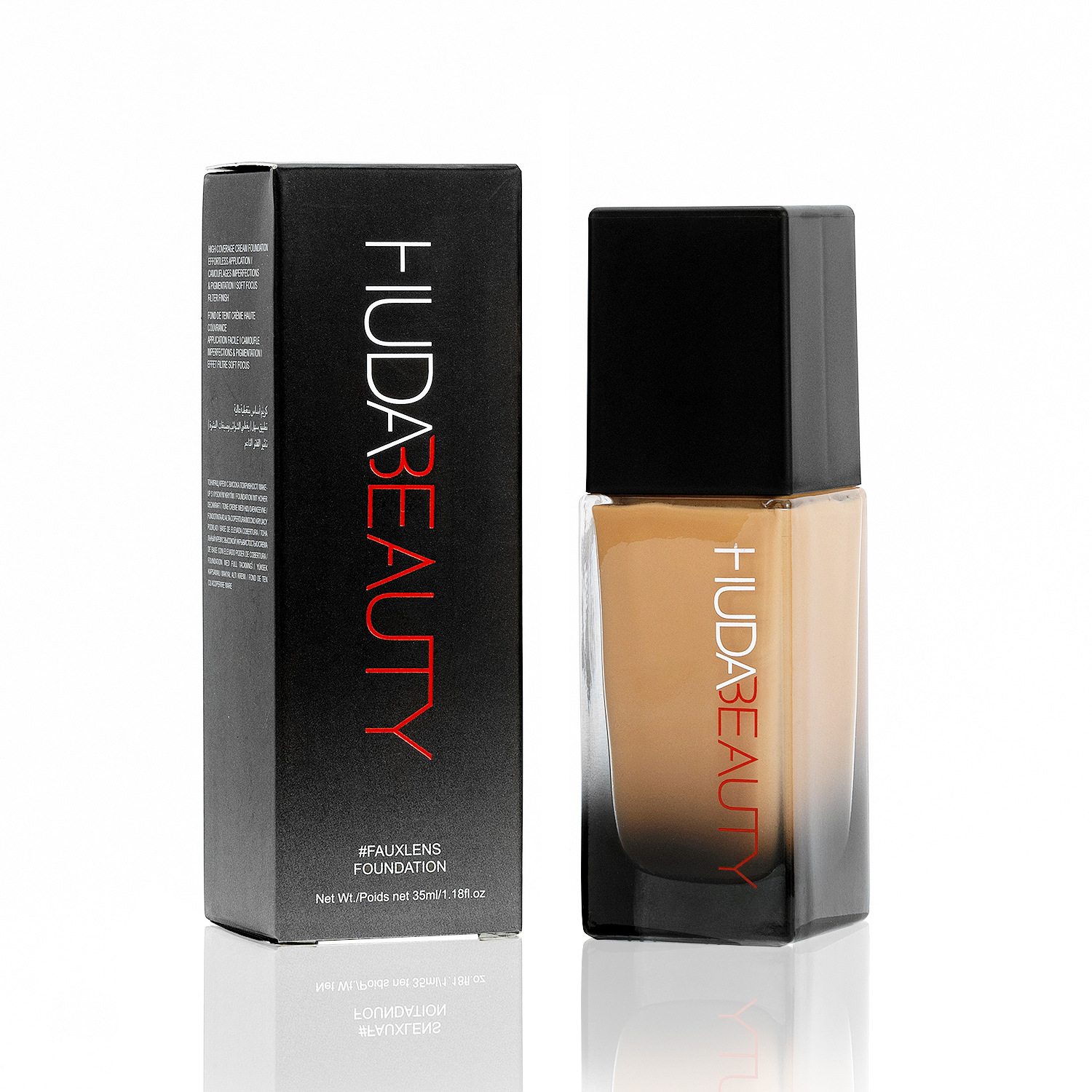 HudaBeauty Luminous Matte Foundation Weightless Full Coverage Hydrating Long-Wearing Makeup with a Soft-Focus Matte Finish for a Flawless Lit-From-Wit
