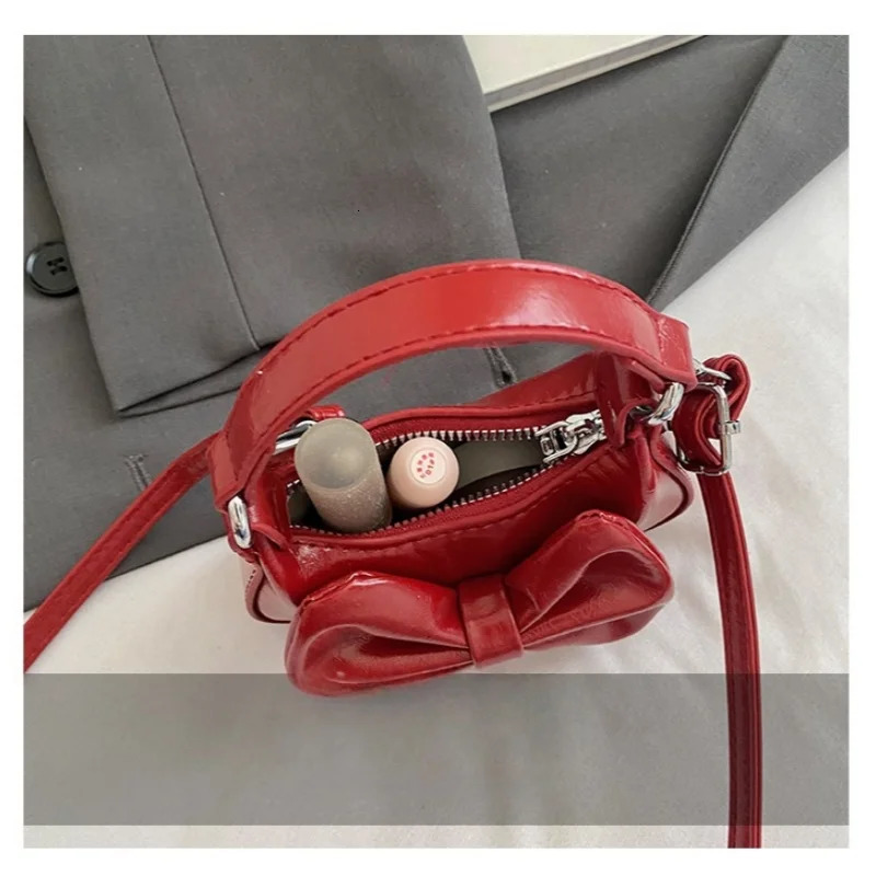 2026 Kids Girls Cute Bowknot Handbag Fashion Crossbody Bag Detachable Strap Mini Shoulder for Children Stylish Purse 260311