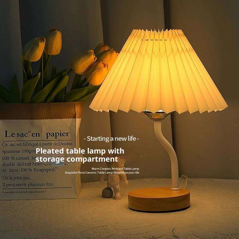 Nordic Storage Table Lamp Bedside Advanced Remote Control Night Baby Feeding Bedroom Sleep Creative Atmosphere Light H260225