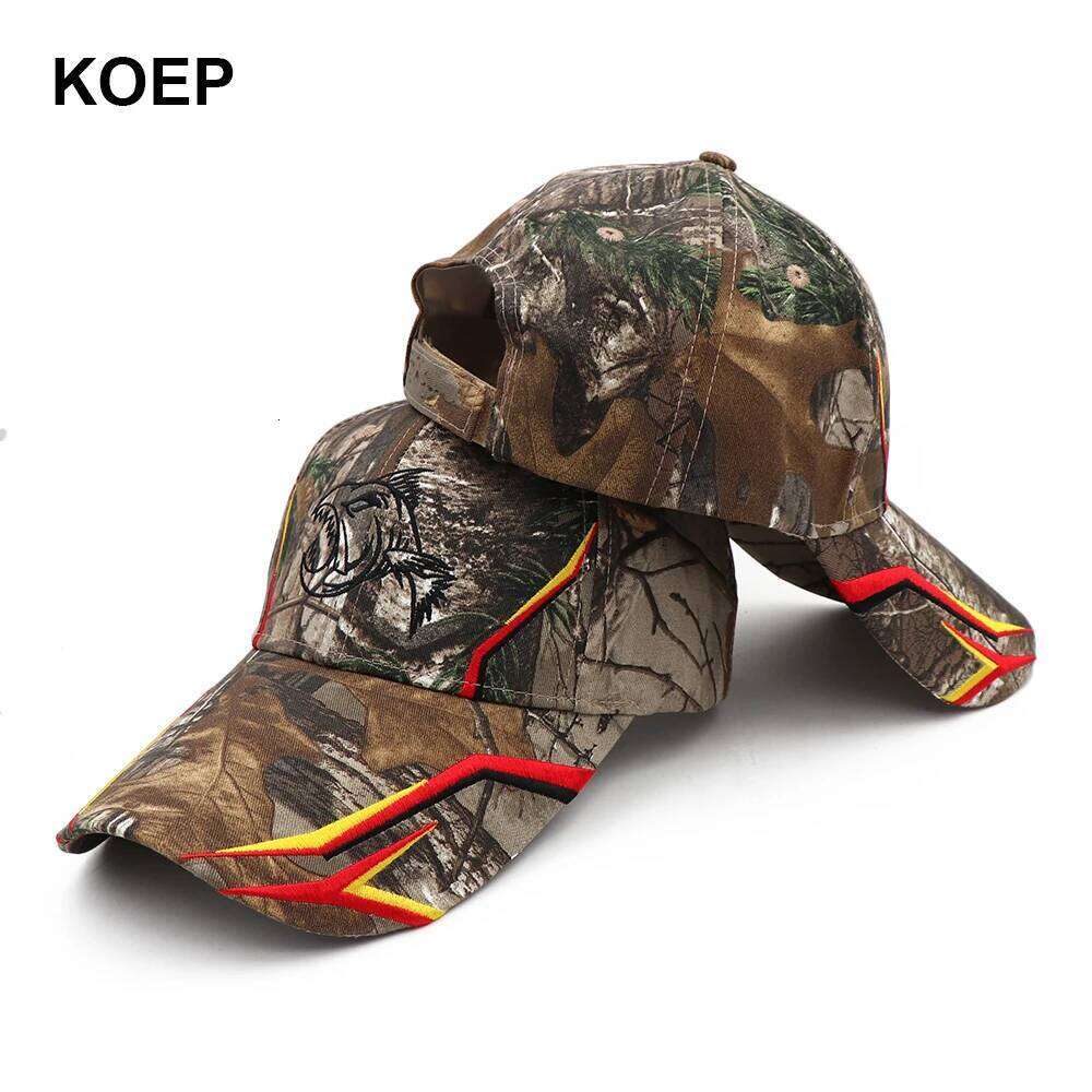 KOEP New Type Long Brim Caps Fishing Hat For Women Men Black Summer Baseball Cap Cool Embroidery Snapback Dad Hats Z260226