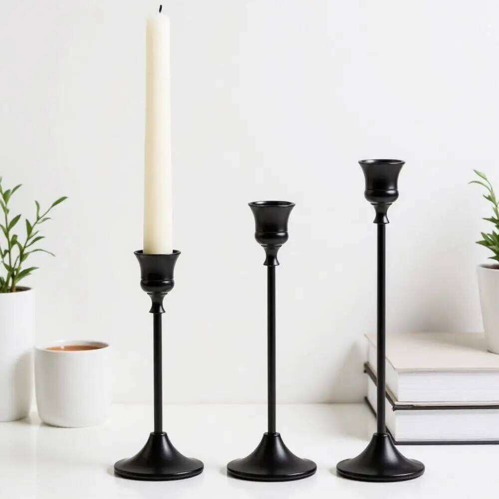 Metal Candlestick Exquisite European Style Wedding Table Decor Christmas Decoration Candle Stand Elegant Vintage Best Seller W260226