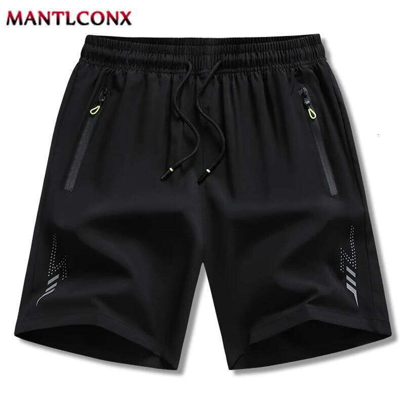 Thin Quick Dry Running Sports Men Summer New Men's Shorts Gym Fitness Joggers Bottom Black Board Short Pants Man M-4XL H260226