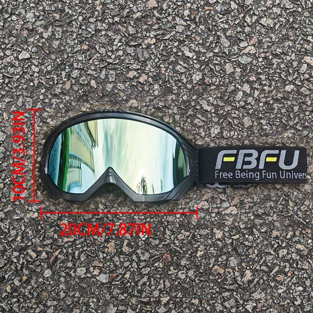 2025 Trendy FBFU Goggles High-Definition, Windproof Dustproof For Skiing, Road Bikes, ATV BMX Men Women for Outdoor Sports Z260225