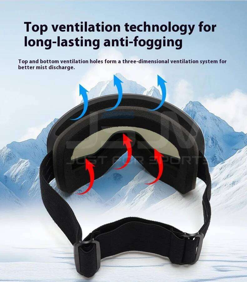 Adults +Kids Professional Anti-Fog Ski Snowboard Goggles UV400 Double Layers Skiing Glasses XMAS New Year Gifts Z260225