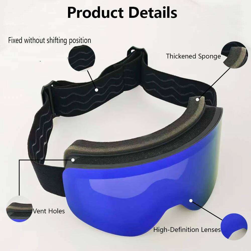 Men Women Cyclin Goggles Gifts Case Glasses Bag Windproof DustProof High-Definition Lens Ski Winter Sports Z260225