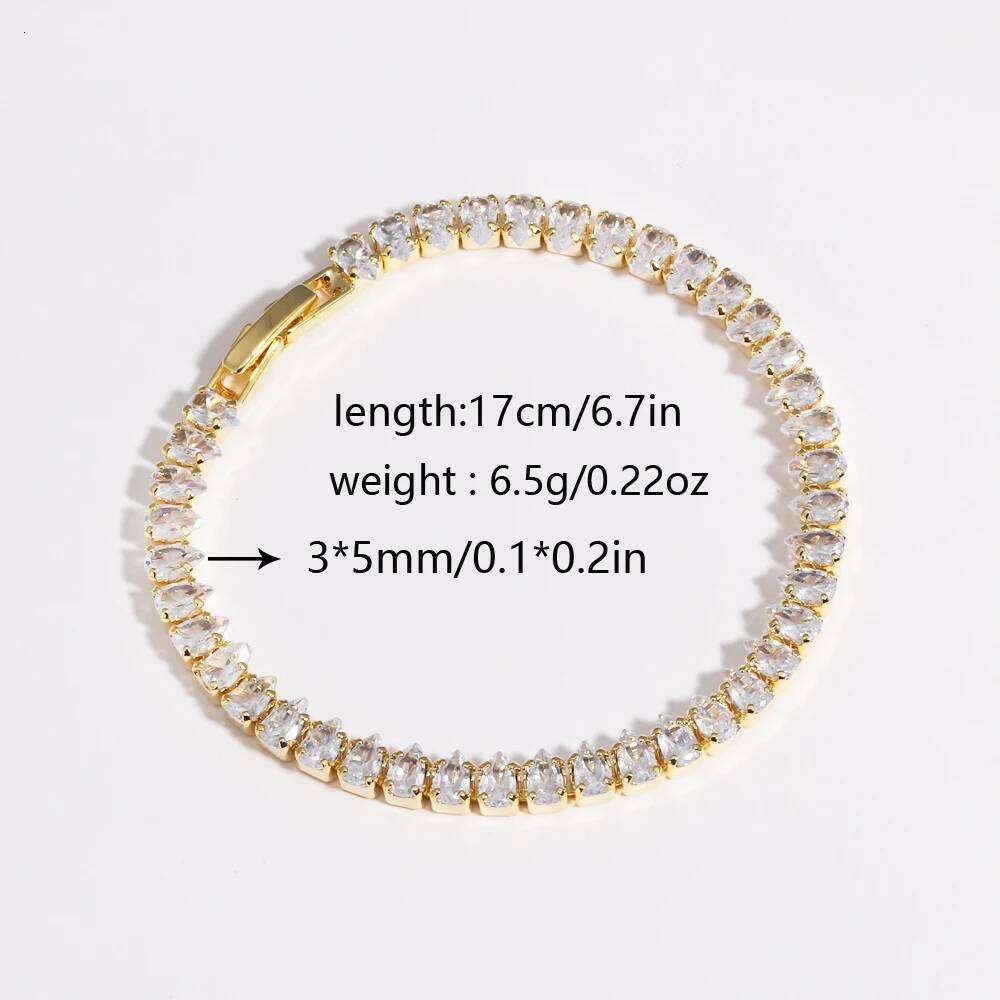 Iced Shinning Star Tennis Necklace Women 18k Gold Prong Setting Cubic Zirconia Chain Choker Fashion Jewelry for Gift Z260225