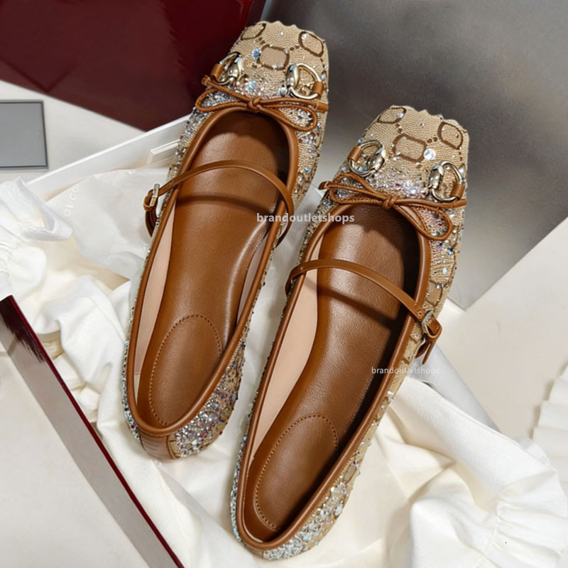 Ballet flat Paris Designer Professional Dance Shoes Satin ballerinas Bowknot Round toe Shallow Mouth Single Shoe Mary Jane comfort flat sandals women Loafers