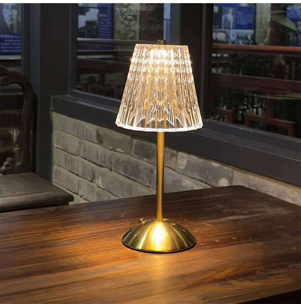 Rechargeable LED Table Lamps Touch desk lamp Wireless Night Light Restaurant Desktop Mood Lighting Bar Decoration H260225