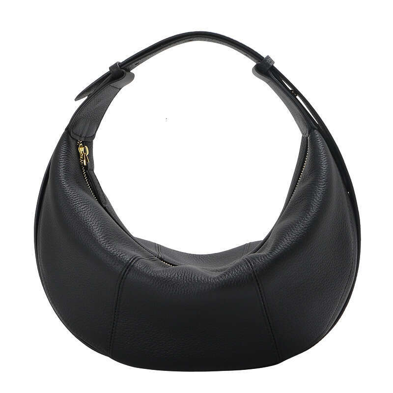 Luxury Shoulder Bags Yan Genuine Leather Dumpling For Women Versatile Cowhide Horn Commuter Crossbody Large Capacity Shoulder Bag Niche High End Under