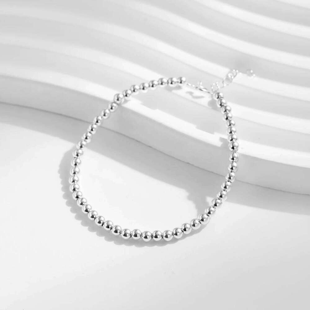 MODIAN 925 Sterling Silver Minimalist 3MM Beads Adjustable Bracelets Classic Exquisite Fine Jewelry For Women Female Accessories Z260225