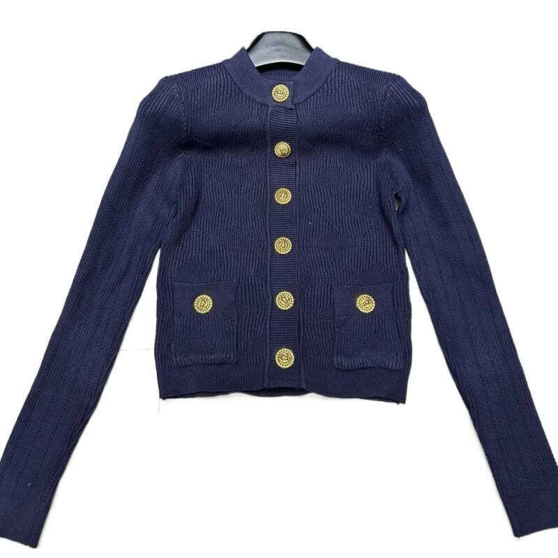 2026 autumn and winter new women's four-color optional diamond pocket knitted long sleeved single breasted cardigan multifunctional top