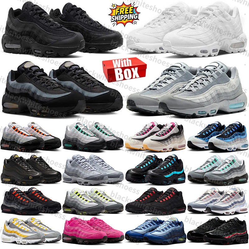 Free Shipping With Box Designer airmaxx macx 95 95s sneakers Running Shoes trainers for mens chaussure zapatillas men Sports runners