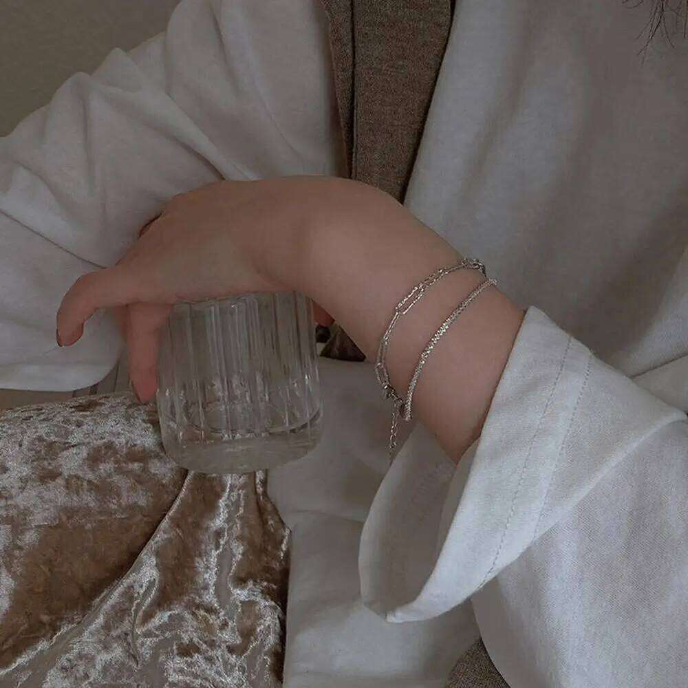 Delicate Trendy Fancy Exquisite Chain Bracelet With Captivating Shine Dazzling Hand Ornament Unique Z260225