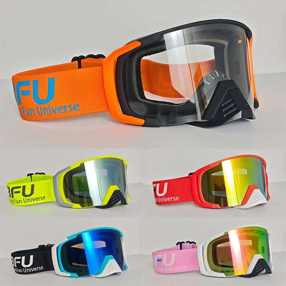 2025 Fashion FBFU Winter skiing Goggles - Universal, HD Lenses Anti-Glare, Windbreak Ventilate Sports Safety Glasses Z260225