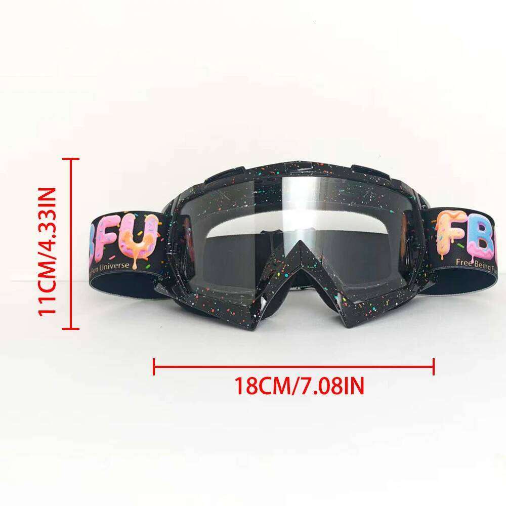 2025 FBFU Fashionable Glasses -Winter Snow Mountain Skiing Essential, Windproof Sandproof Anti-Glare for Men Women Z260225
