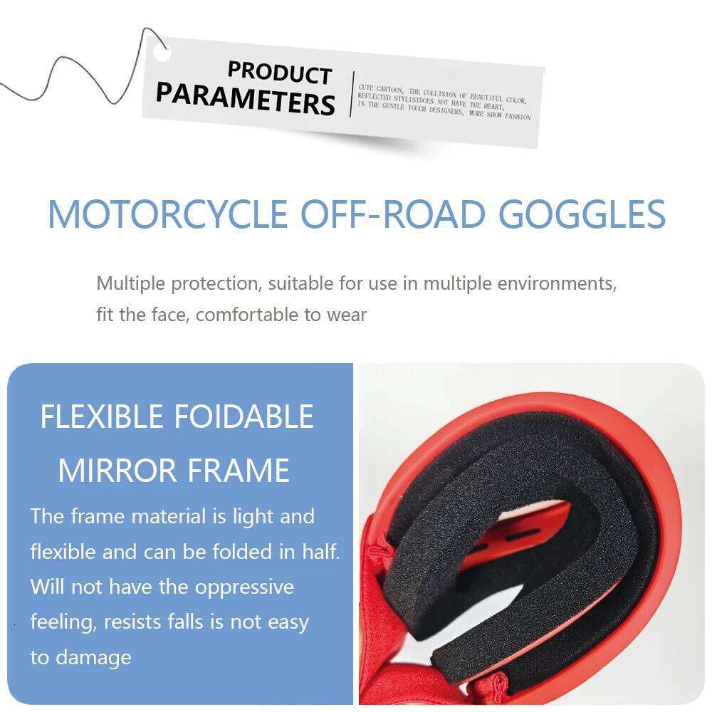 FBFU 2025 Dustproof Ski Off-Road Goggles - HD Lenses,Sandproof, All-Day Breathable, Fashionable Men & Women Winter Snow Bicycle Z260225