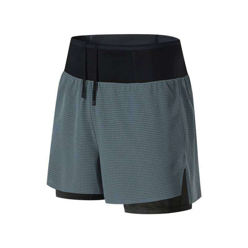 Men's Summer 2-in-1 Double Layer Shorts For Trail Running Marathon Fitness Basket Outdoor Hiking H260226