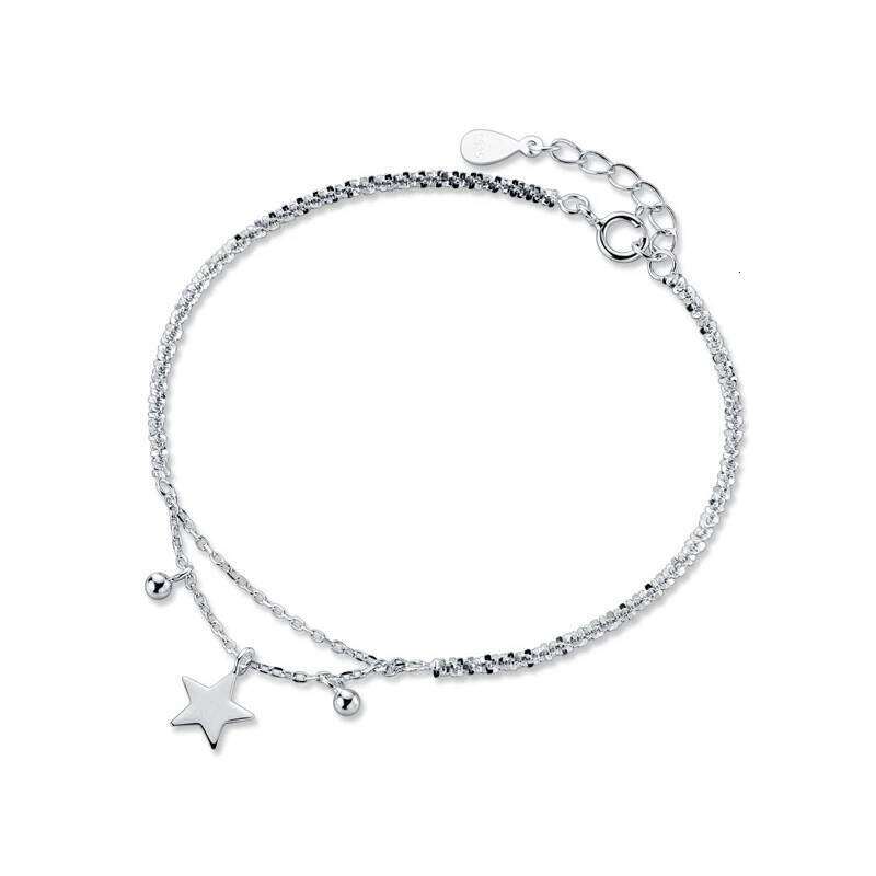 Modian Hot Sale 925 Sterling Silver 3 Color Simple Star Adjustable Bracelet Bangle fit Women Link Chain Fashion Fine Jewelry Z260225