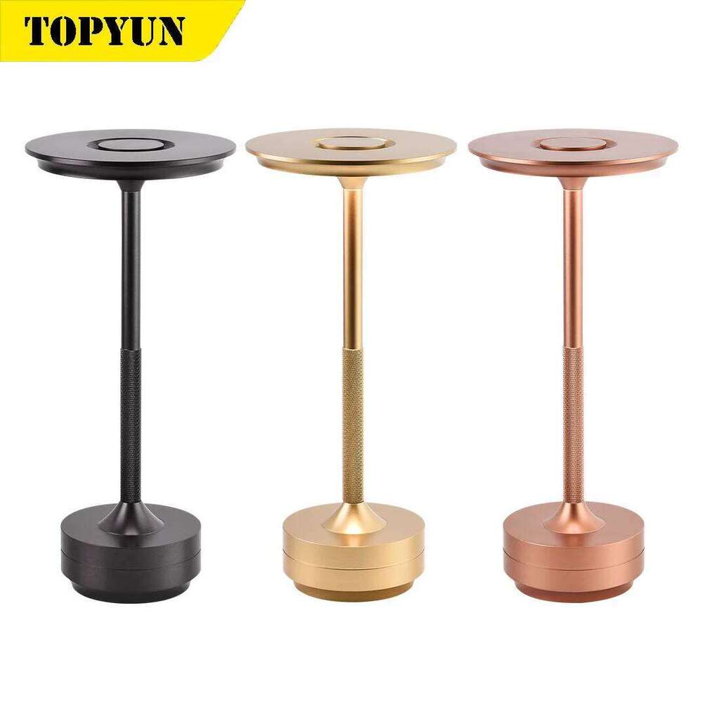 Bedroom bedside USB charging table LED top touch tri color stepless dimming desk lamp H260225
