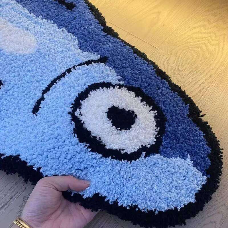 VIKAMA Cartoon Salmon Bedroom Bedside Rug Decorative Floor Mat Creative Soft Plush Carpet Bathroom Home Decoration W260226