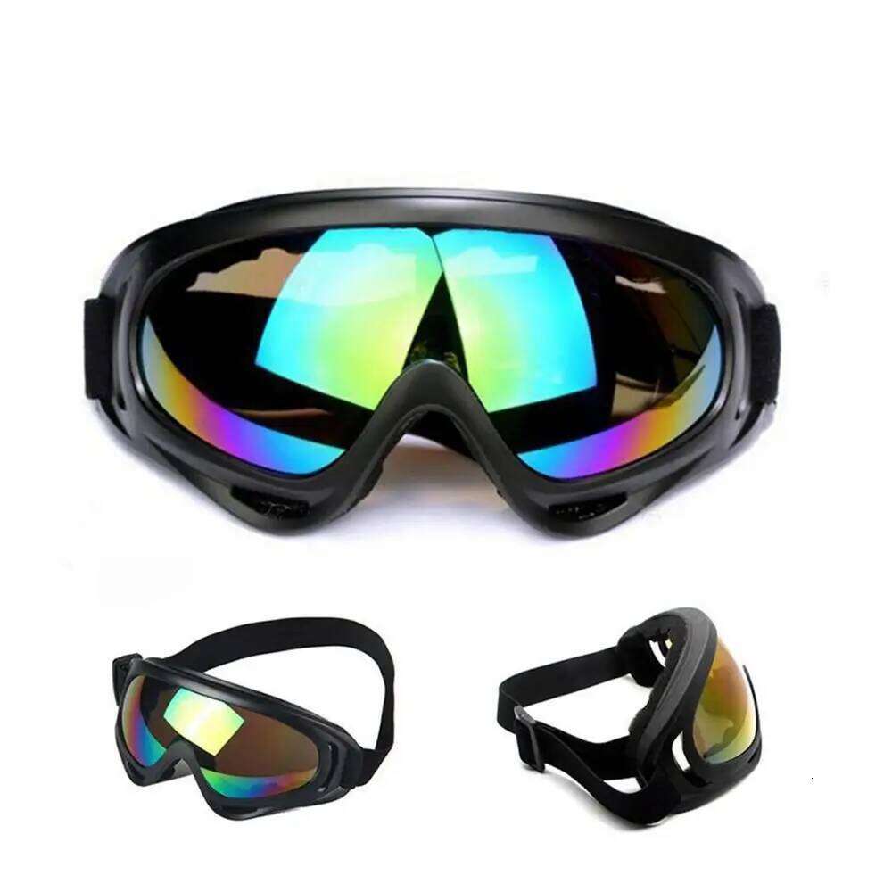 Protective Eyewear Skiing Glasses Goggles Winter Windproof Snowboard Moto Cycling Dustproof Lens Frame Outdoor Sports Unisex Z260225
