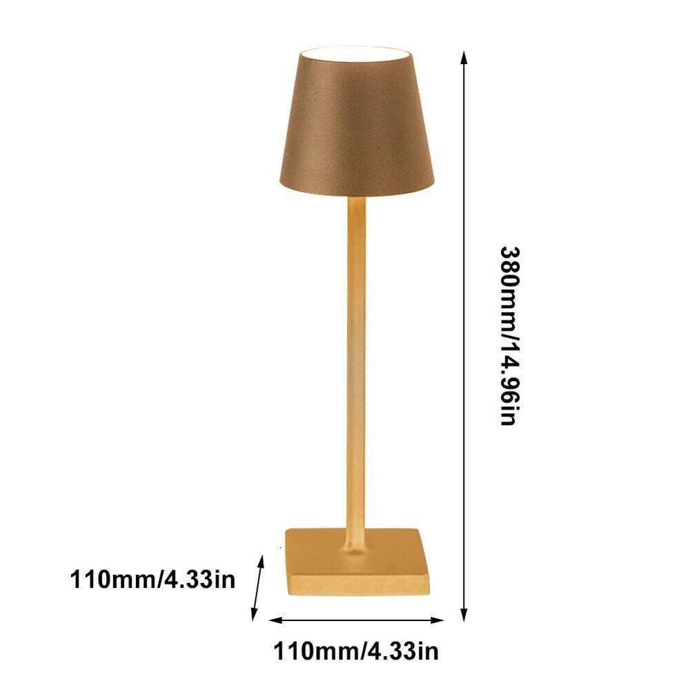 Bar Restaurant Ambiance USB Rechargeable Touch Switch Wireless Reading Lamp 2000mAh for Restaurant/Bedroom/Outdoor H260225