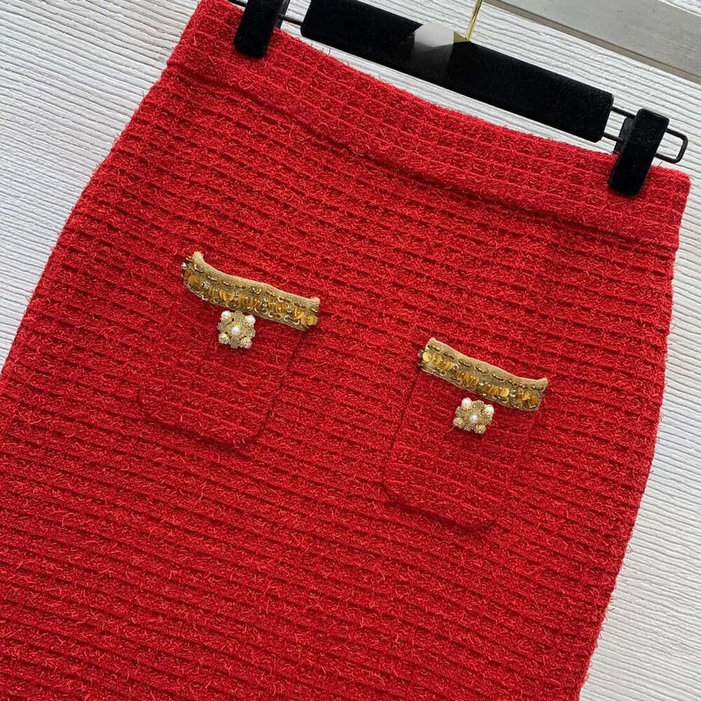 2026 Designer Women's Dress V-neck Printed Long Skirt Empire Short Sleeve Women's Two Piece Set