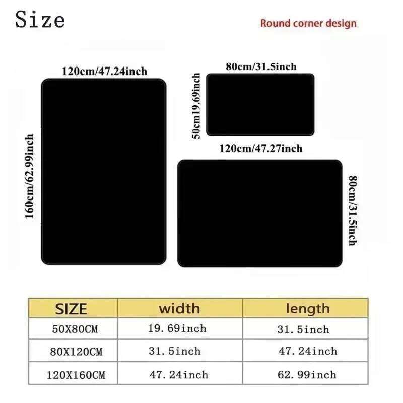 Lettered Carpet - Children's Colorful Educational Mat Suitable for Living Room Bedroom Playroom Kitchen Bathroom Floor Carpeting W260226