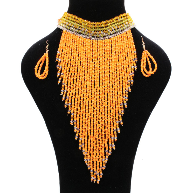 Manilai Fashion Metal Chokers Jewelry Neck Bib Collar Torques Long Chain Tassels Statement Necklaces Pendants Women Gift J190625