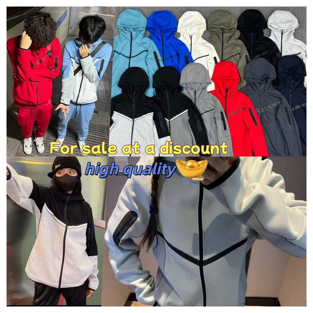 NOCTA Jackets tech fleece Tracksuit comfortable designer hoodie tracksuit Basketball Football Outfit Two piece set Women and men Hoodies sweatpants c2c