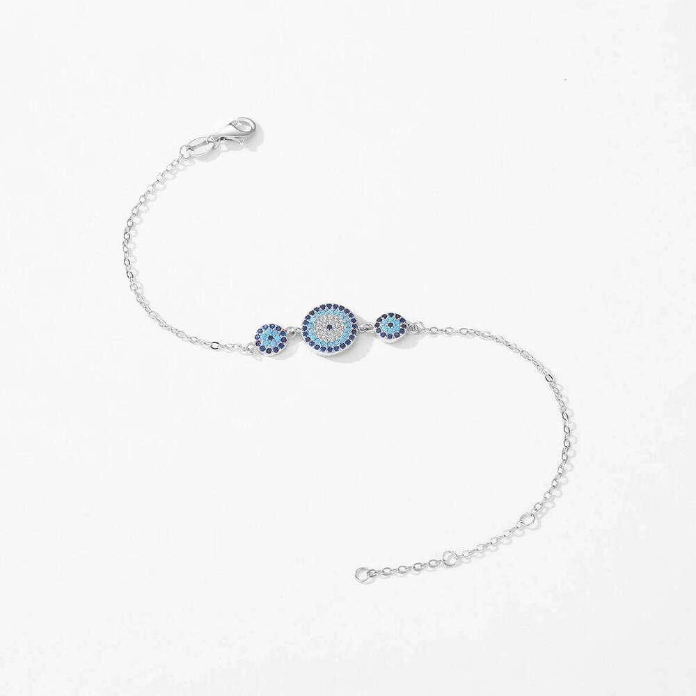 MODIAN Brand New 925 Sterling Silver Luxury Style Vintage Turquoise Charm Adjustable Link Chain Bracelet For Women Fine Jewelry Z260225