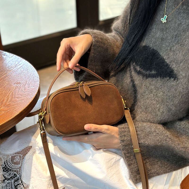 Luxury Shoulder Bags Totes Genuine Leather Small Handbag Autumn Winter New Crossbody Fashionable Cowhide Versatile Retro Women S Bag SENYY