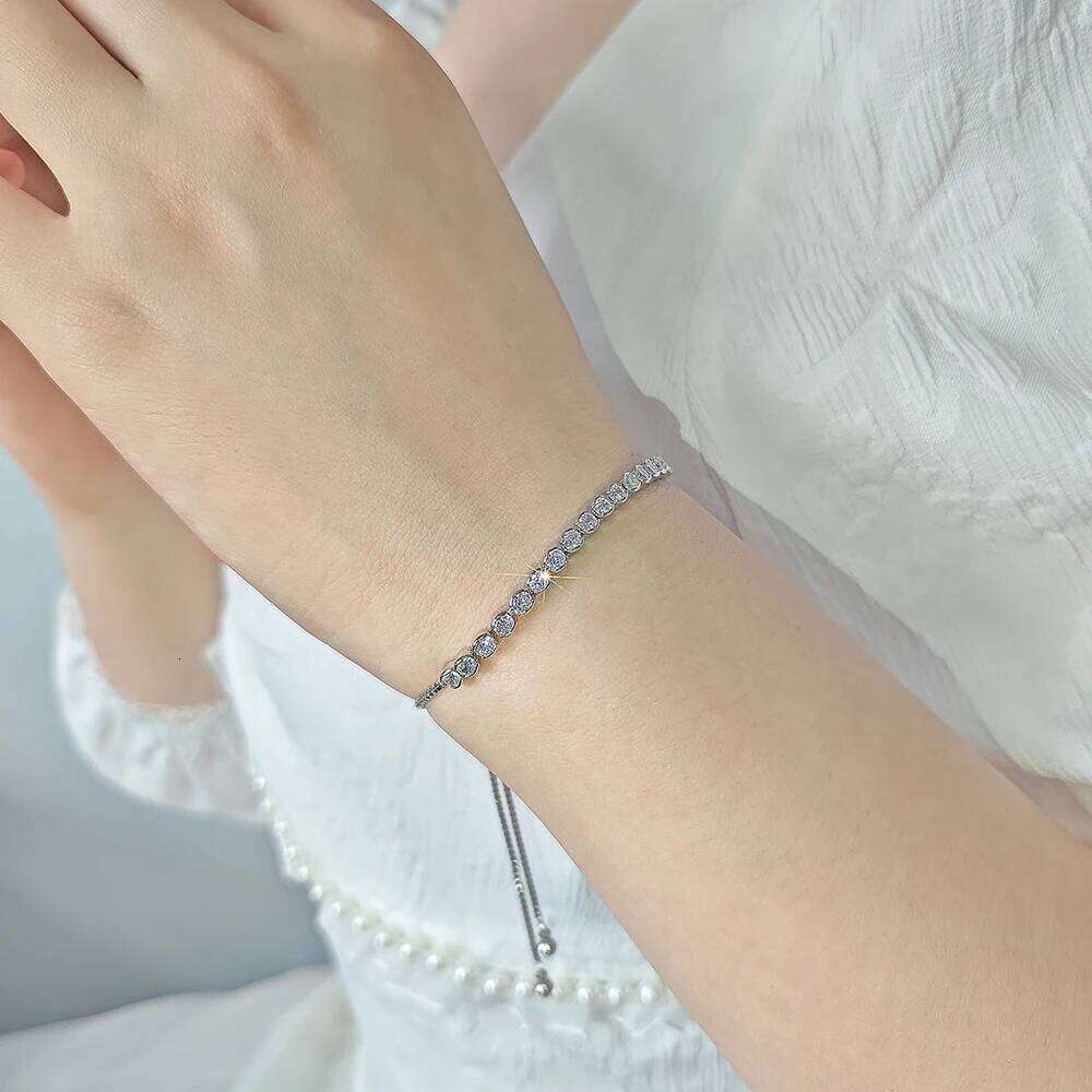 2024 New Trendy Round Adjustable Bracelet Bangle For Women Anniversary Gift Jewelry Bulk Sell Valentine's Day S5772 Z260225