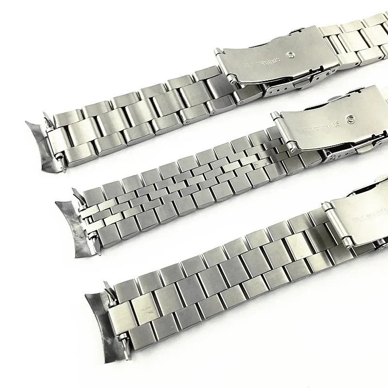 20mm 22mm For Seiko Solid Stainless Steel Band Mens Sports Strap Srpd Skx007Skx009 SRPD63K1 Jubilee Curved End Bracelet 260203