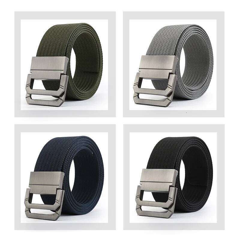 Maikun Nylon Belts for Men Army Tactical Men's Double Rappelling Buckle Belt Y260225