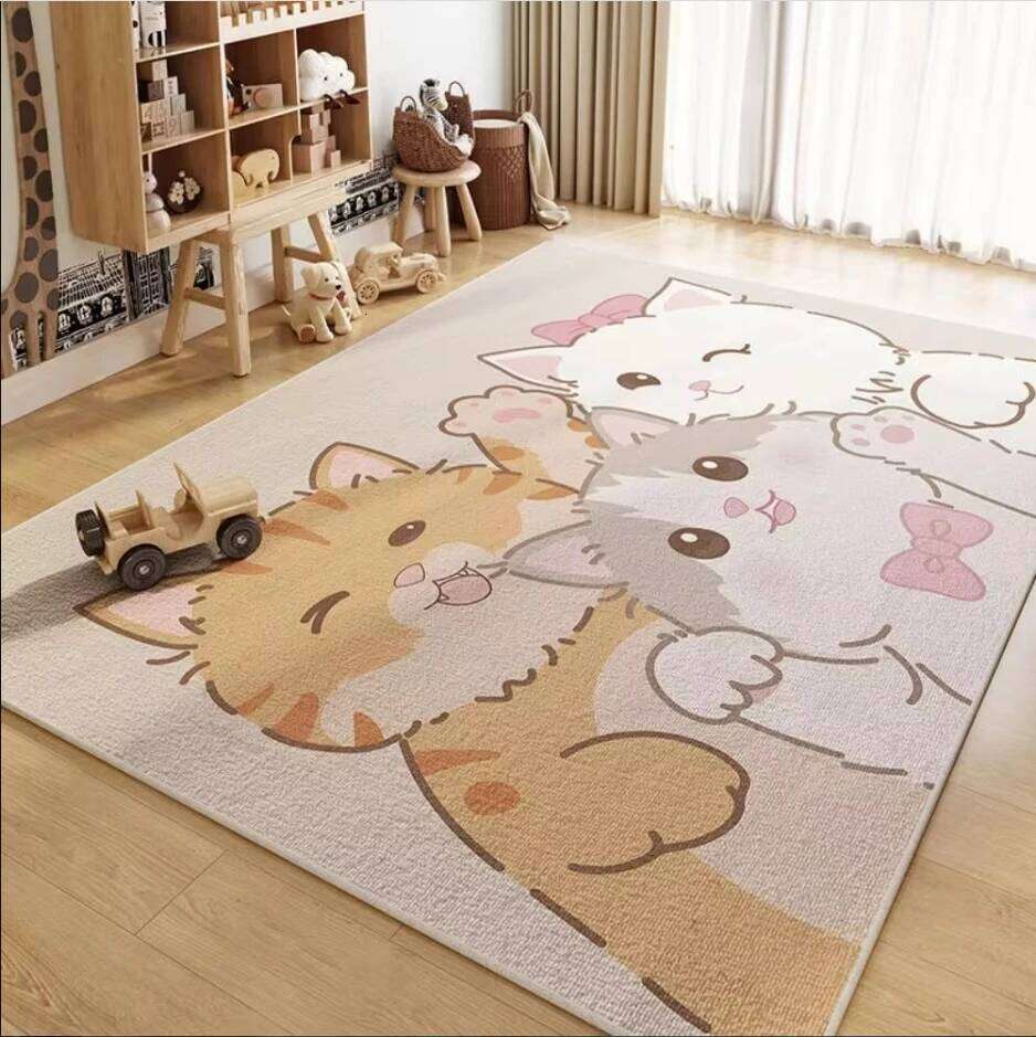 VIKAMA Children's Carpet Living Room Study Toys Reading Area Baby Crawling Bedroom Dirt Resistant And Easy To Care Mat W260226