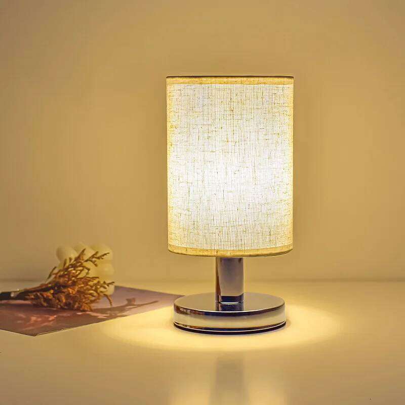Nordic Fabric Usb Desk Decoration Bedroom Bedside Lamp Study Dormitory Remote Control Led Night Light Creative Atmosphere H260225