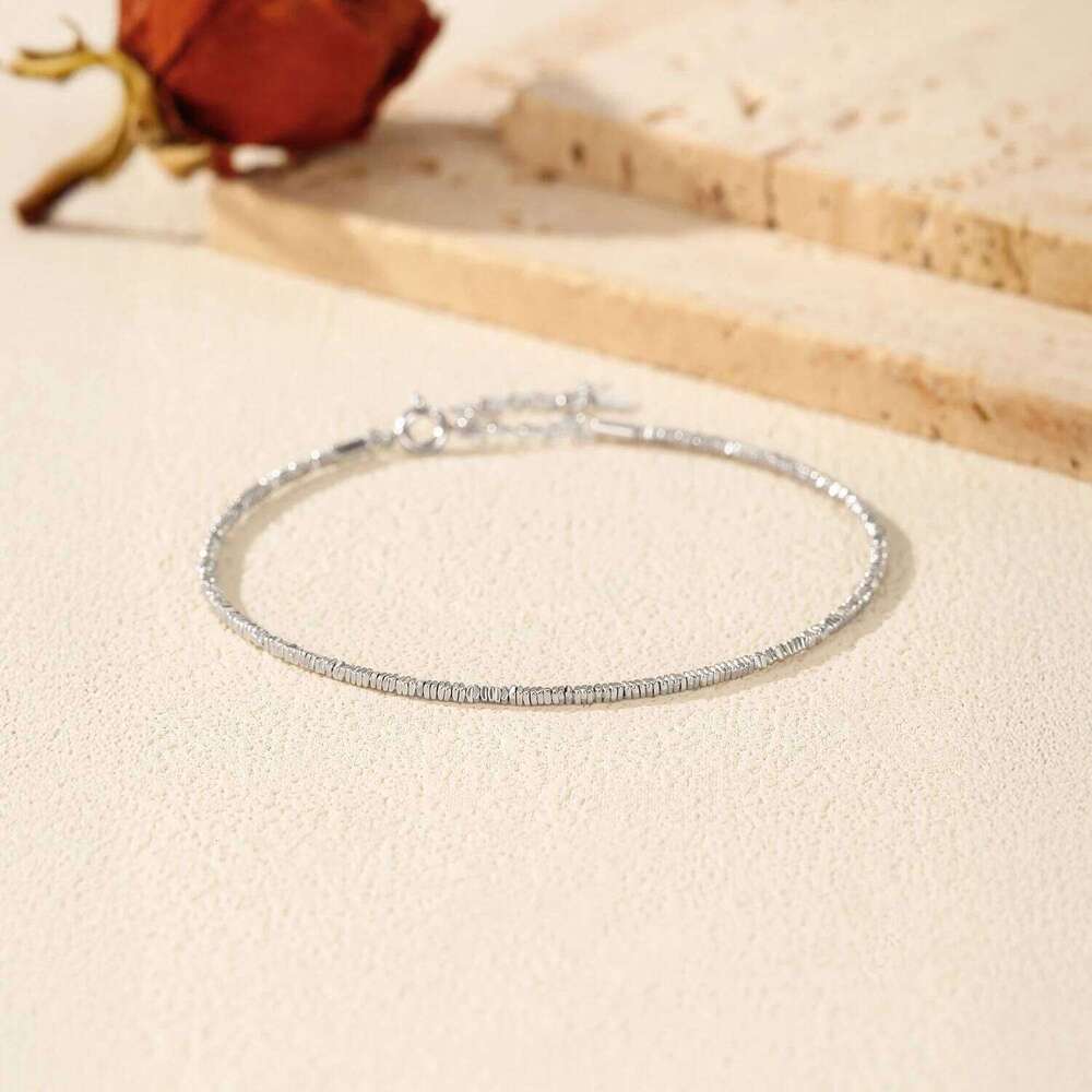 MODIAN 925 Sterling Silver Fashion Exquisite Geometric Square Slim Stackable Bracelets For Women Fine Vacation Jewelry Z260225