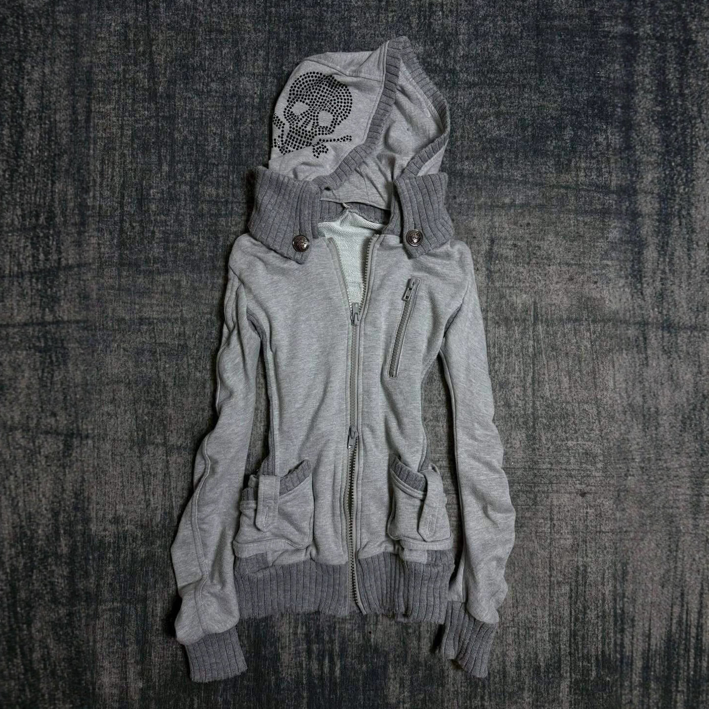 New autumn personalized American-style slim-fit zip-up womens hoodie y2k250826