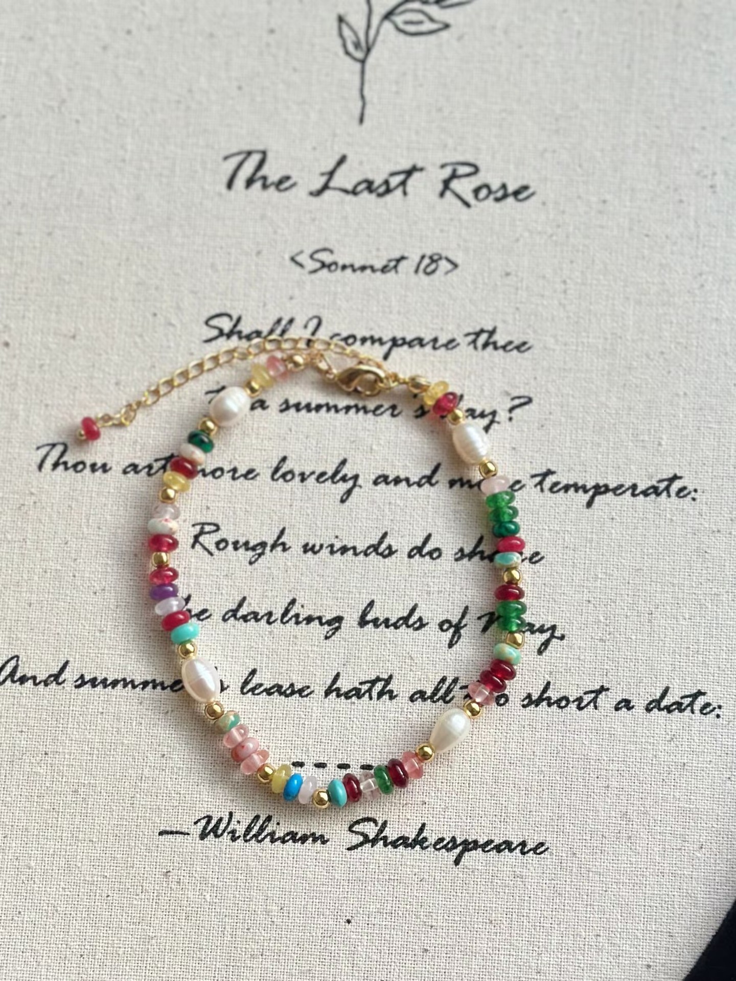 Natural stone womens collar ultimate cool childrens strand semi face bead antique gold-plated necklace 241017