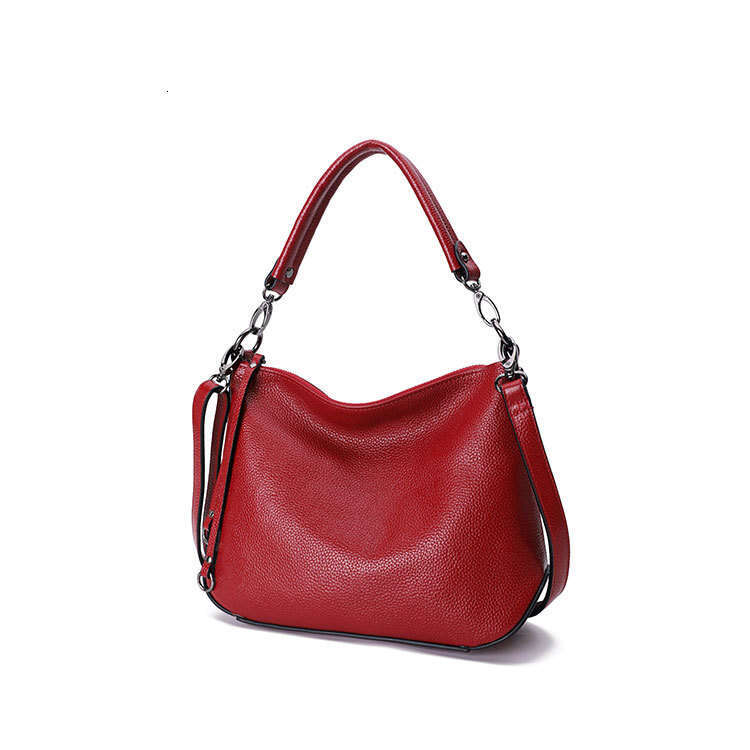 Luxury Shoulder Bags Totes Genuine Leather Women S New European And American Fashion Single Versatile Crossbody Bag Top Layer Cowhide Handbag SENYY