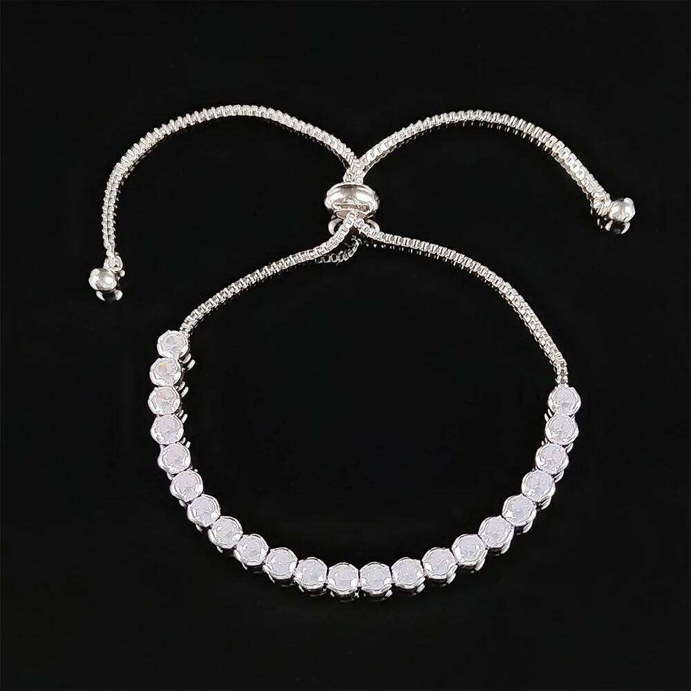 2024 New Trendy Round Adjustable Bracelet Bangle For Women Anniversary Gift Jewelry Bulk Sell Valentine's Day S5772 Z260225