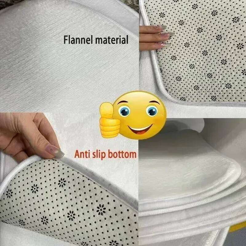 Modern Kitchen Runner Rug Stone Tile Pattern Non-Slip Carpet Long Strip Mat for Floor Easy Clean Dining Hallway Decor W260226