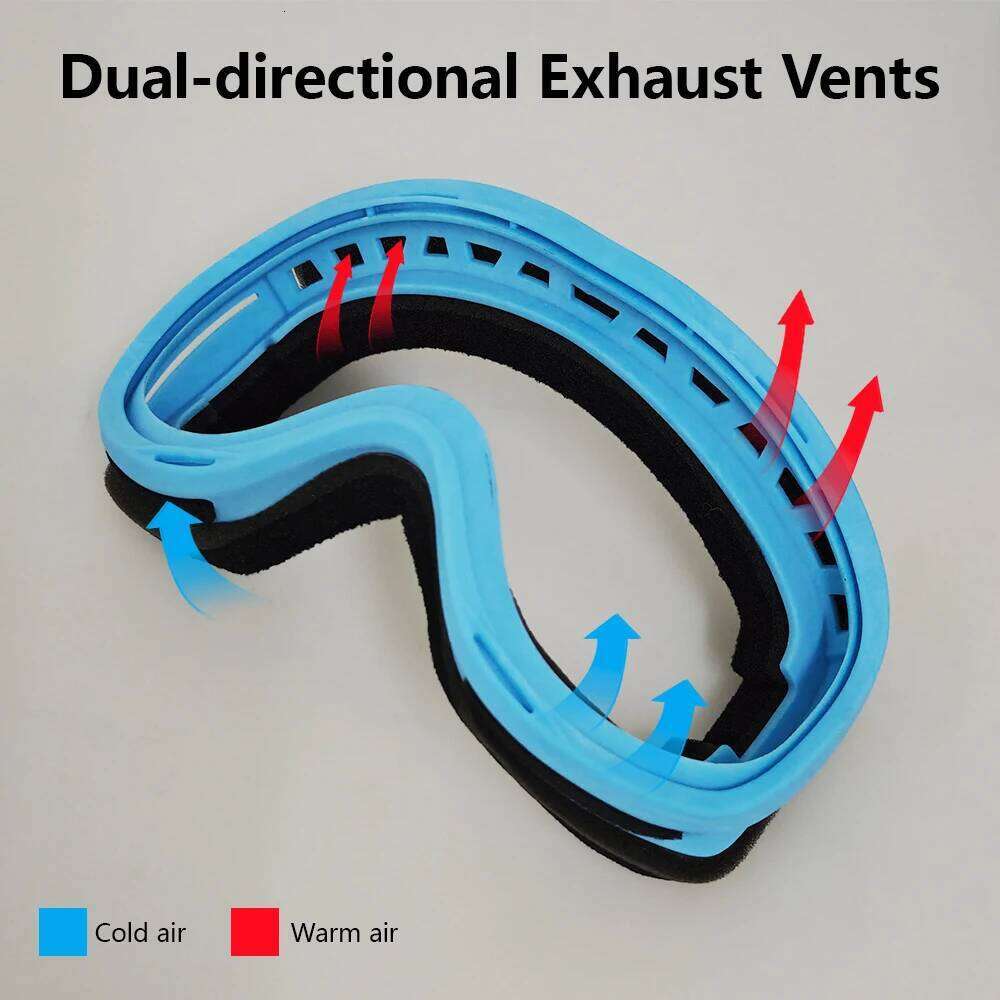 Fashion Winter Skiing Goggles Men Women DustProof SandProof High Definition Lens Ski glasses Breathable Windproof Z260225