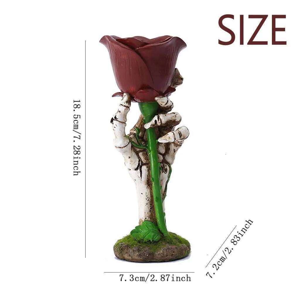 Gothic Style Skull Candle Holders Resin Skeleton Hand Ghost Festival Candlesticks Candlestick Holder W260226